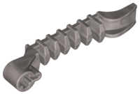 Projectile Launcher Part, Hero Factory Zamor Sphere Launcher - Bottom Half with Axle Hole 1 x 7