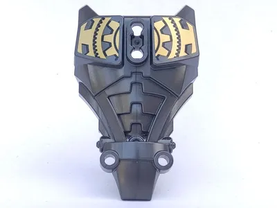 Hero Factory Full Torso Armor with Gold Technical Gear Pattern (Bulk)