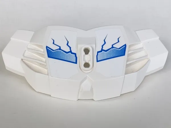 Hero Factory Chest Armor Large with Blue and White Fractures Pattern (Stickers) - Set 6230