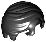 Minifigure, Hair Swept Right with Front Curl