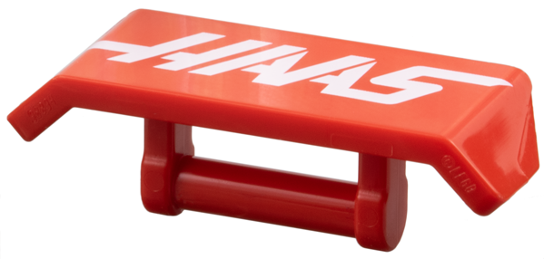 Vehicle, Spoiler with Bar Handle with White 'HAAS' Pattern