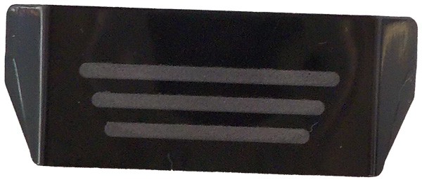 Vehicle, Spoiler with Bar Handle with 3 Silver Stripes Pattern