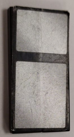 Stickered Assembly 4 x 2 with Dual Silver Truck Mirror Pattern (Sticker) - Set 8285 - 2 Tile 1 x 4