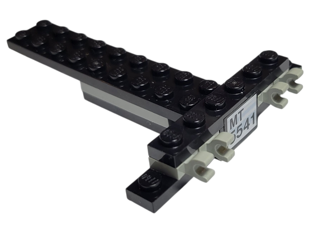 Stickered Assembly 10 x 8 x 1 1/3 with 'MT 5541' on White Background Pattern (Sticker) - Set 5541