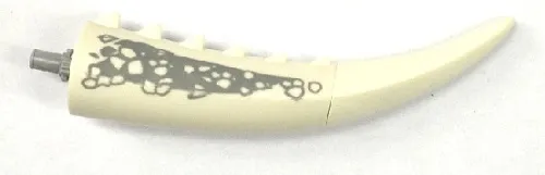 Dinosaur Tail Carnotaurus / Indominus Rex / Giganotosaurus / Allosaurus with Pin, Spikes, and Dark Bluish Gray Scales Pattern