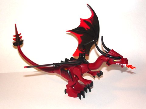 Dragon, Fantasy Era, Dark Red Head