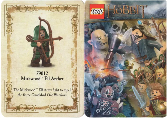 Paper Card Insert Mirkwood Elf Archer (ELF-1)