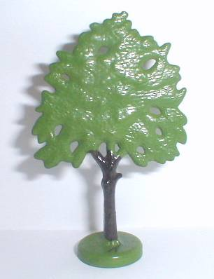 Plant, Tree Flat Oak Painted with Hollow Base