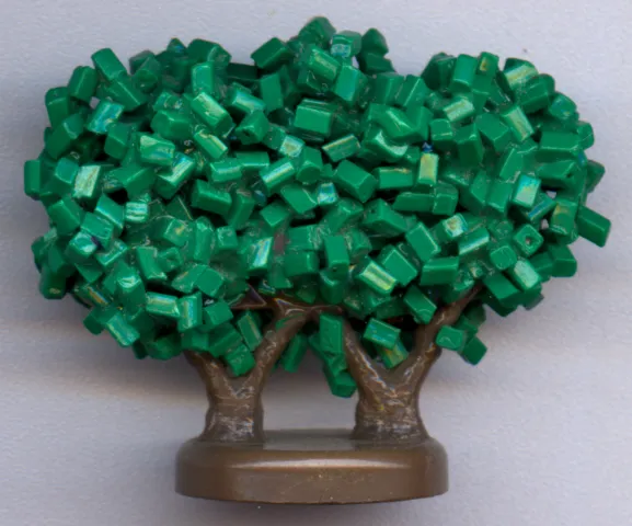 Plant, Tree Granulated Bush with 2 Trunks