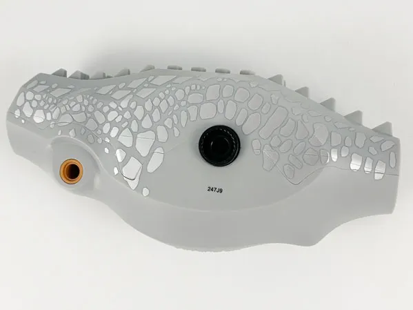 Dinosaur Body Indominus rex / Carnotaurus / Allosaurus with Silver Scales Pattern