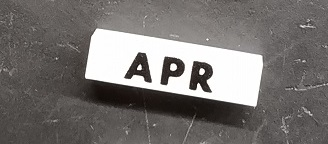 Modulex, Tile 1 x 4 with Black Month 'APR' Pattern