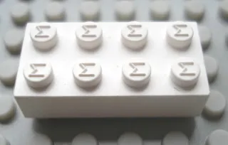 Modulex, Brick 2 x 4 (M on studs)