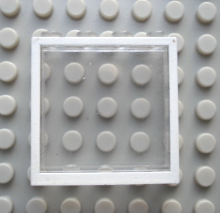 Modulex, Window 1 x 4 x 4 with White Border Pattern