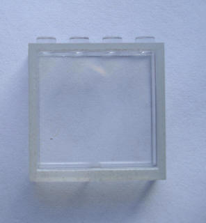 Modulex, Window 1 x 4 x 4 with Gray Border Pattern