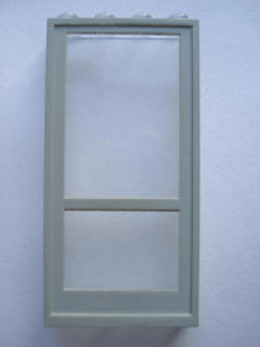 Modulex Door Panel 1 x 4 x 8 with Gray Pattern