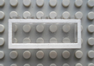 Modulex, Window 1 x 5 x 2 with White Border Pattern