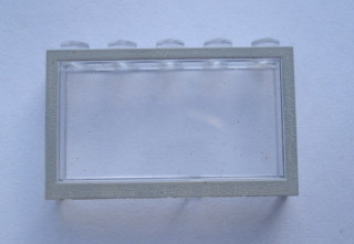 Modulex, Window 1 x 5 x 3 with Gray Border Pattern