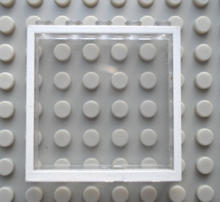Modulex, Window 1 x 5 x 5 with White Border Pattern