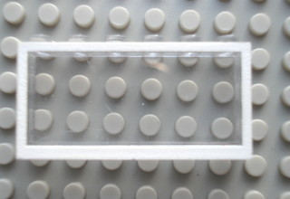 Modulex, Window 1 x 6 x 3 with White Border Pattern