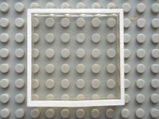 Modulex, Window 1 x 6 x 6 with White Border Pattern