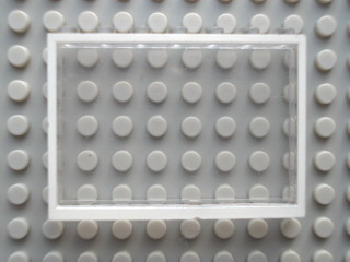 Modulex, Window 1 x 7 x 5 with White Border Pattern