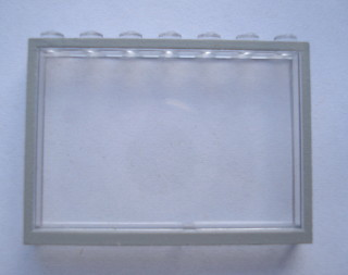 Modulex, Window 1 x 7 x 5 with Gray Border Pattern