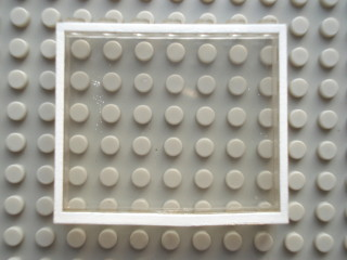 Modulex, Window 1 x 7 x 6 with White Border Pattern