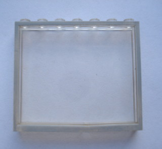 Modulex, Window 1 x 7 x 6 with Gray Border Pattern