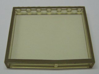 Modulex, Window 1 x 7 x 6 with Brown Border Pattern