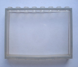 Modulex, Window 1 x 8 x 6 with Gray Border Pattern