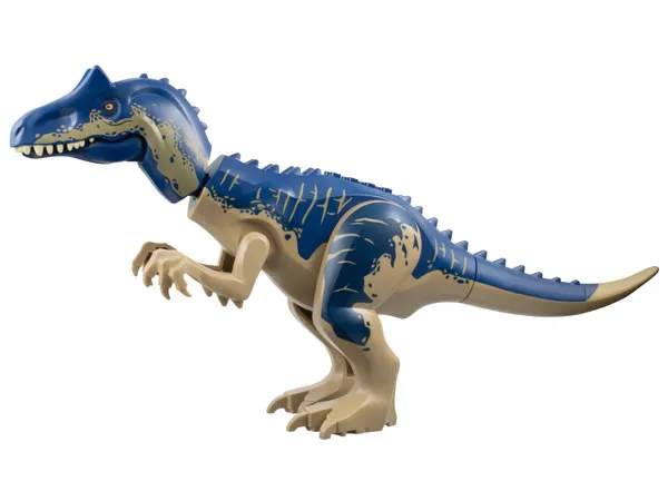 Dinosaur Allosaurus with Dark Blue Back and Head