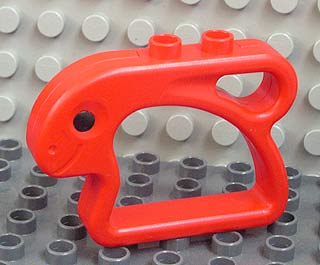 Duplo Rattle Rabbit with Eyes Pattern