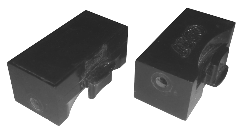 Train Brick 2 x 4 x 1 1/3 Sliding Block with Wheels Holder