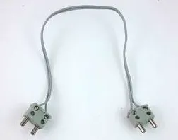 Electric, Wire 12V / 4.5V with 2 Leads, 28 Studs Long with 2 Light Gray Electric, Connector, 2-Way Male Squared Narrow Long without Center Post
