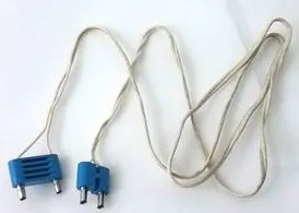 Electric, Wire 12V / 4.5V with 2 Leads, 96 Studs Long with Blue Electric, Connector, 2-Way Male Rounded Narrow Type 2 with Hollow Pins and Blue Electric, Connector, 2-Way Male Rounded Wide Long with Hollow Pins (x466c96 / bb0236ac01 / bb0093ac01)