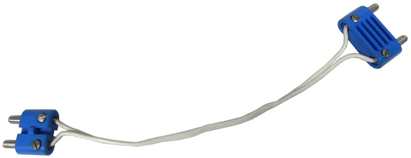 Electric, Wire 12V with male Rounded Narrow Type 2 Connector and Male Rounded Wide Long Connector, 16 Studs Long