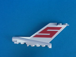 Tail Vintage with Large Red Letter S (Sterling Logo) Pattern on Both Sides