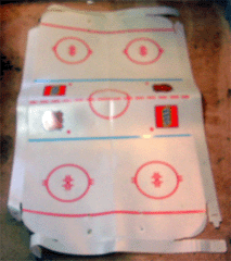 Plastic Playmat, Hockey Rink Pattern from Set 65182