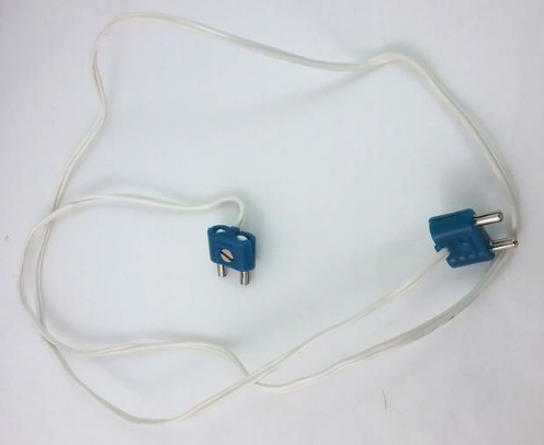 Electric, Wire 12V / 4.5V with 2 Leads, 96 Studs Long with 2 Blue Electric, Connector, 2-Way Male Rounded Narrow Type 1 with Cross-Cut Pins
