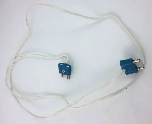 Electric, Wire 12V / 4.5V with 2 Leads, 96 Studs Long with 2 Blue Electric, Connector, 2-Way Male Rounded Narrow Type 1 with Cross-Cut Pins