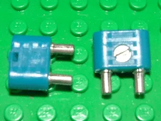 Electric, Connector, 2-Way Male Rounded Narrow Type 1 with Cross-Cut Pins