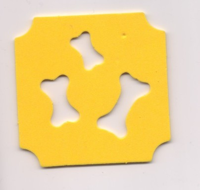 Foam Scala Dog Mat, Bone Shape Cutouts #3150