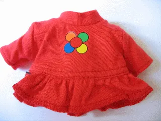 Duplo, Doll Cloth Dress with Five Spots Pattern