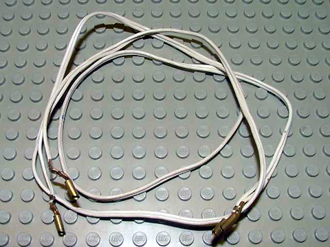 Electric, Wire 4.5V with four Metal 1-prong connectors, 85 Studs Long
