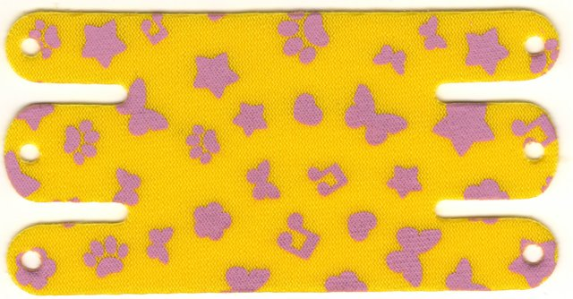 Cloth Hammock 11 x 5 1/2 with Dark Pink Butterflies, Flowers, Hearts and Music Notes Pattern (Friends)