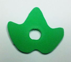 Foam Scala Leaf 4 x 3 with Hole