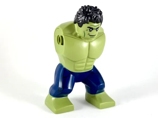 Body Giant, Hulk with Messy Hair and Dark Blue Pants Pattern