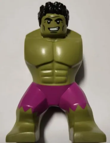 Body Giant, Hulk with Messy Hair and Magenta Pants Pattern