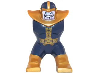 Body Giant, Thanos with Dark Blue Outfit and Lavender Face Pattern