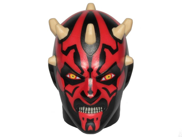 Large Figure Head Modified SW Darth Maul Zabrak Pattern
